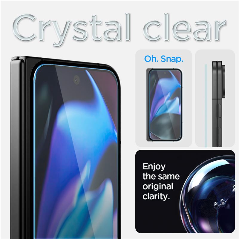 Spigen Glass tR EZ Fit (Cover 2 Pack) - Google Pixel 9 Pro Fold