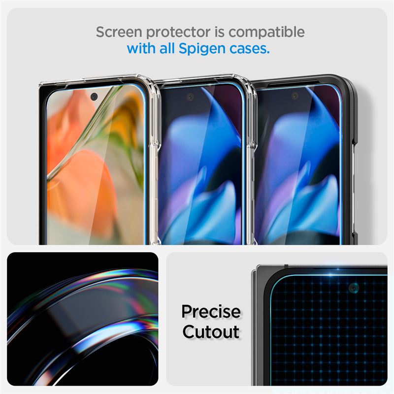 Spigen Glass tR EZ Fit (Cover 2 Pack) - Google Pixel 9 Pro Fold