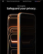 Spigen Glass tR EZ Fit (Privacy) 2 Pack - iPhone 17/16 Pro Max