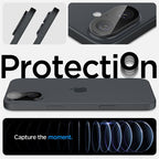 Spigen Glass tR Optik 2 Pack, čierne - iPhone 16/16 Plus