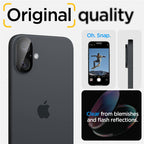 Spigen Glass tR Optik 2 Pack, čierne - iPhone 16/16 Plus