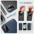 Spigen Glass tR Optik 2 Pack, čierne - iPhone 16/16 Plus