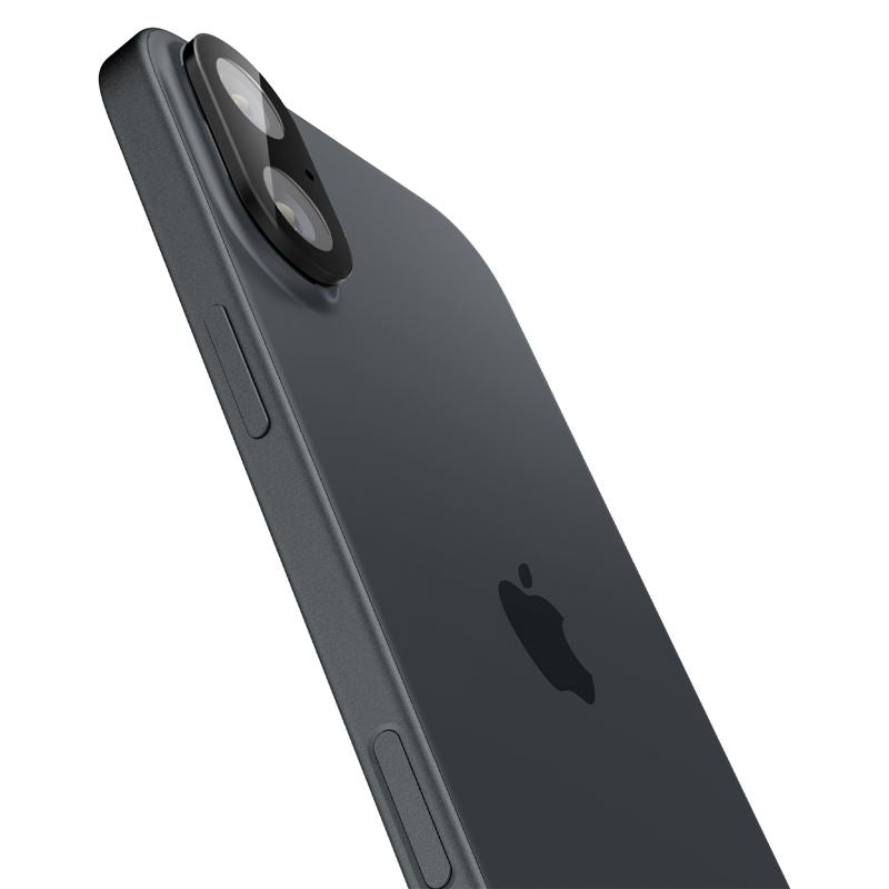 Spigen Glass tR Optik 2 Pack, čierne - iPhone 16/16 Plus
