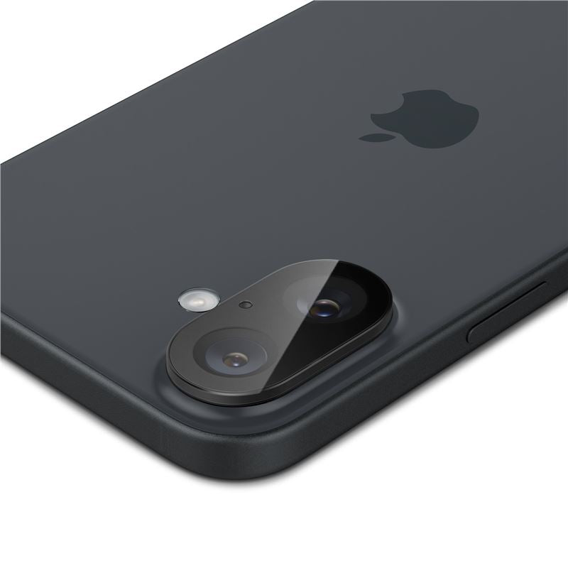 Spigen Glass tR Optik 2 Pack, čierne - iPhone 16/16 Plus