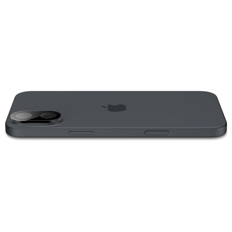 Spigen Glass tR Optik 2 Pack, čierne - iPhone 16/16 Plus