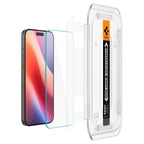 Spigen Glass tR EZ Fit 2 Pack - iPhone 18 Pro/17 Pro/16 Pro/17