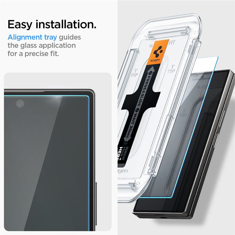 Spigen Glass tR EZ Fit Cover 2 Pack - Samsung Galaxy Z Fold6