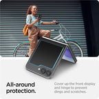 Spigen Glass tR EZ Fit Cover 2 Pack - Samsung Galaxy Z Flip6/7 FE