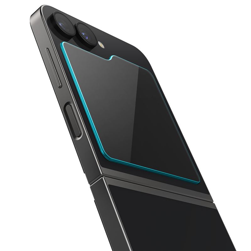 Spigen Glass tR EZ Fit Cover 2 Pack - Samsung Galaxy Z Flip6/7 FE