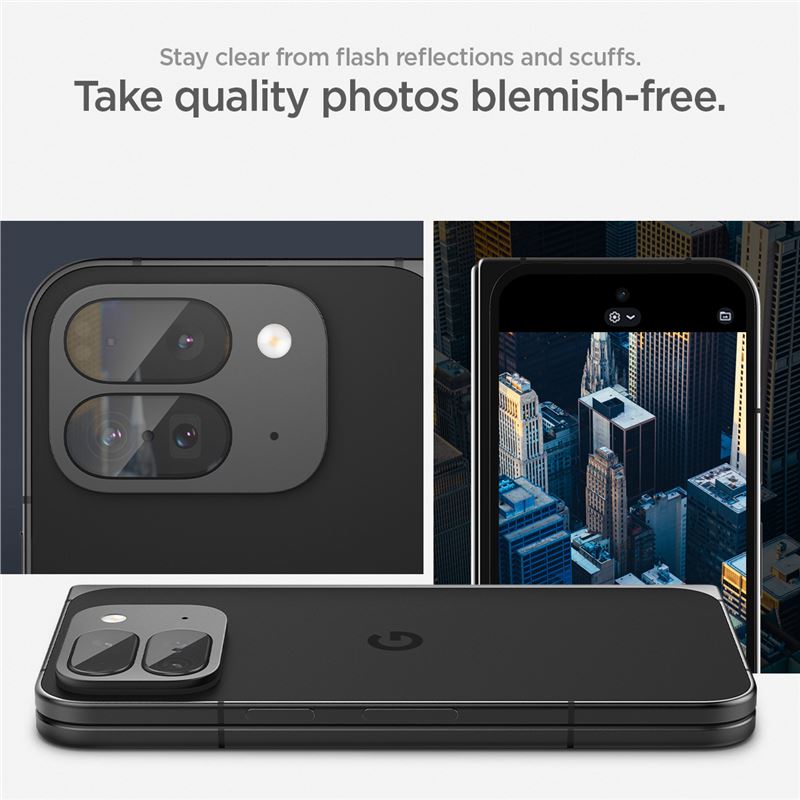 Spigen Glass tR EZ Fit Optik 2 Pack, crystal clear - Google Pixel 9 Pro Fold