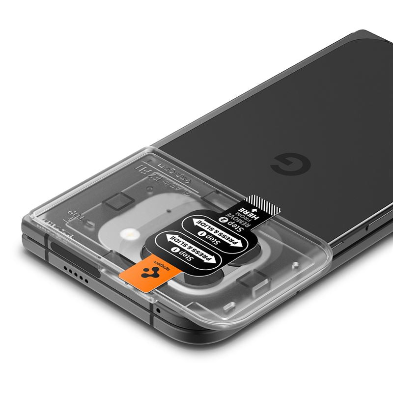 Spigen Glass tR EZ Fit Optik 2 Pack, crystal clear - Google Pixel 9 Pro Fold