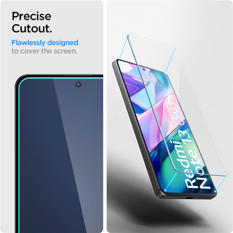Spigen Glass tR Slim 2 Pack - Xiaomi Redmi Note 13 5G
