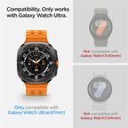 Spigen Glass tR EZ Fit 2 Pack - Samsung Galaxy Watch Ultra