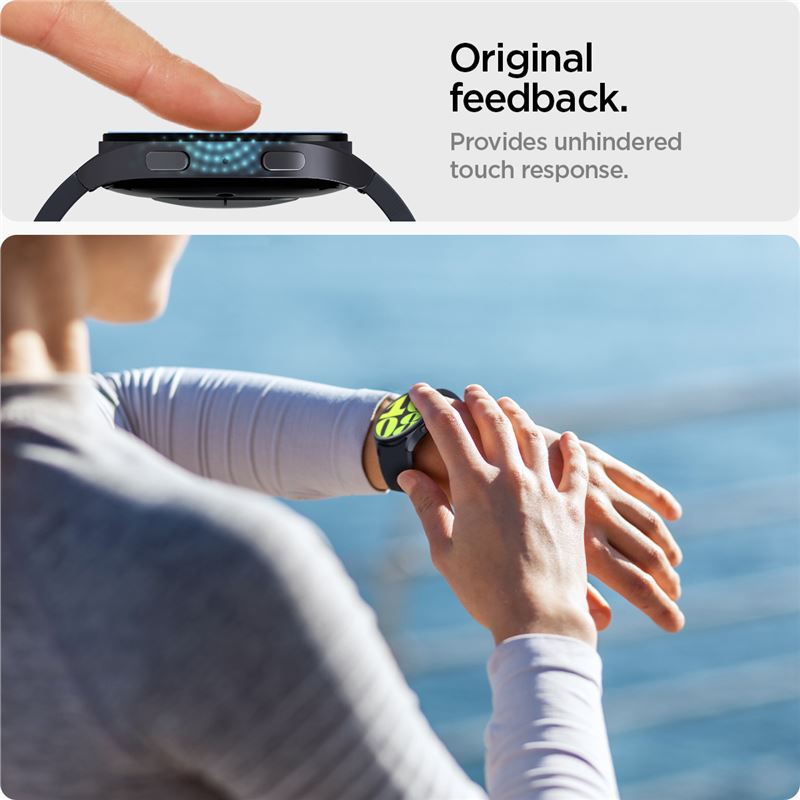 Spigen Glass tR EZ Fit 2 Pack - Samsung Galaxy Watch7 (44mm)