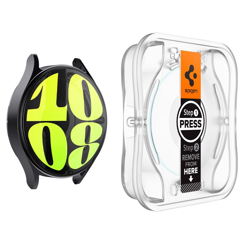 Spigen Glass tR EZ Fit 2 Pack  - Samsung Galaxy Watch7 (40mm)