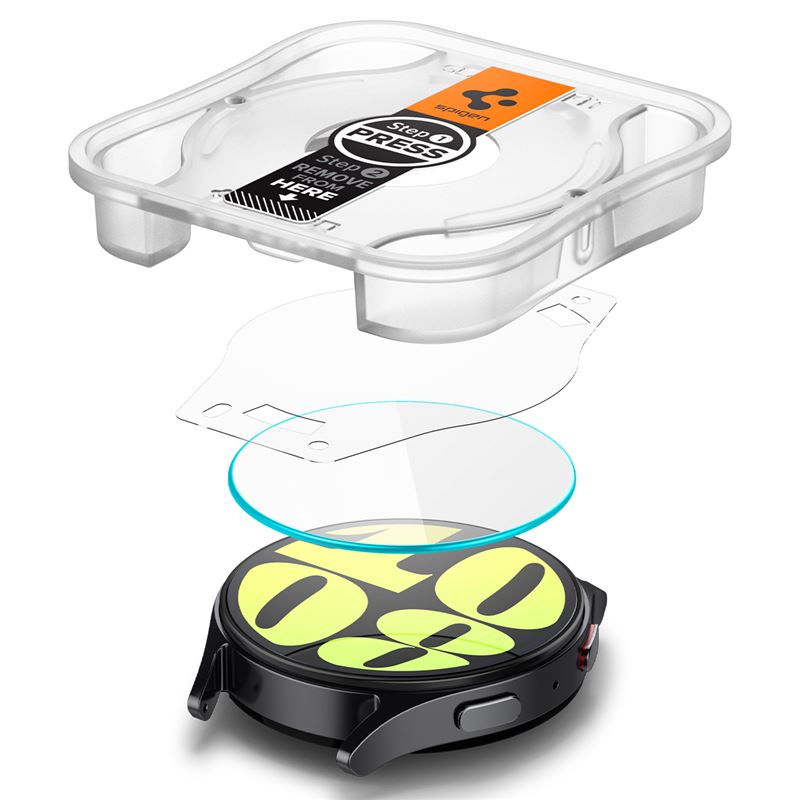 Spigen Glass tR EZ Fit 2 Pack  - Samsung Galaxy Watch7 (40mm)