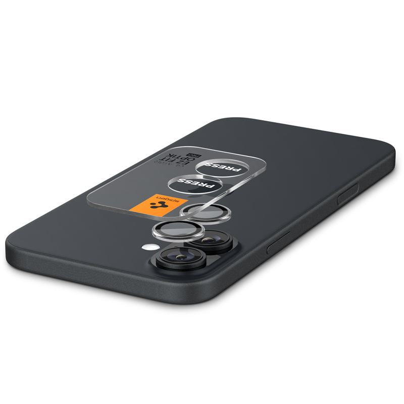 Spigen Glass tR EZ Fit Optik Pro 2 Pack, crystal clear - iPhone 17/16 / 16 Plus