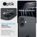 Spigen Glass tR EZ Fit Optik Pro 2 Pack, crystal clear - iPhone 17/16 / 16 Plus