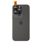 Spigen Glass tR EZ Fit Optik Pro 2 Pack, desert titanium - iPhone 17/16 Pro / 17/16 Pro Max