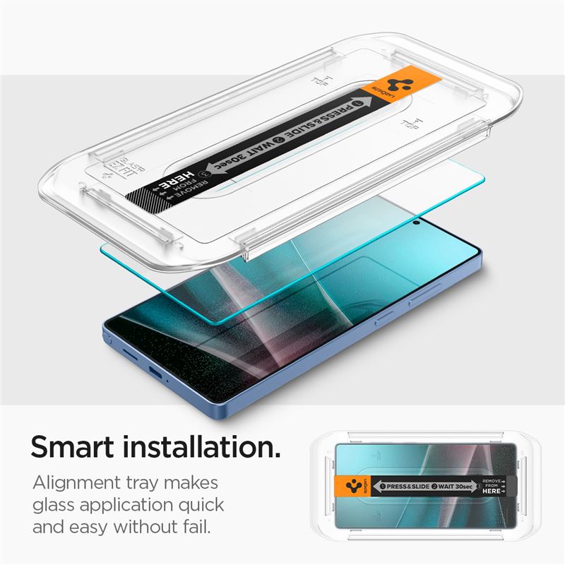 Spigen Glass tR EZ Fit HD 2 Pack - Samsung Galaxy S25 Ultra