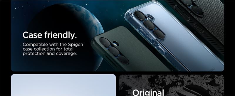 Spigen Glass tR EZ Fit Optik Pro HD 2 Pack, black - Samsung Galaxy S25+