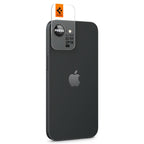 Spigen Glass tR EZ Fit Optik Pro 2 Pack, black - iPhone 17e/16e