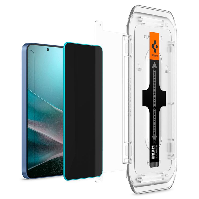 Spigen Glass tR EZ Fit HD (Privacy) 2 Pack - Samsung Galaxy S25/S24