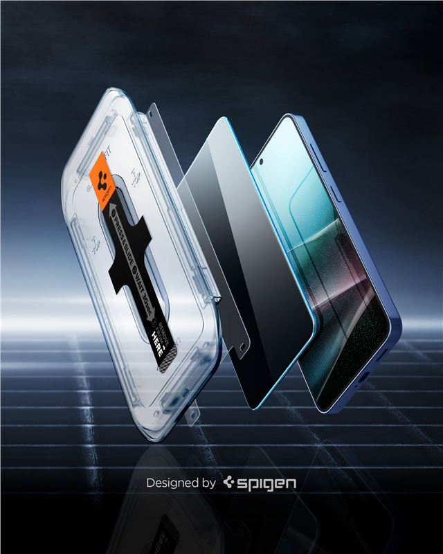 Spigen Glass tR EZ Fit HD (Privacy) 2 Pack - Samsung Galaxy S25/S24