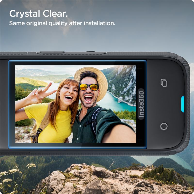 Spigen Glass tR SLIM S2P, black - Insta 360 X4