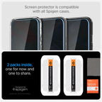 Spigen Glass tR EZ Fit (Privacy) 2 Pack - Google Pixel 10/9 Pro XL