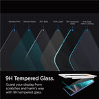 Spigen Glass tR EZ Fit HD (Privacy) 2 Pack - Samsung Galaxy S25 Ultra