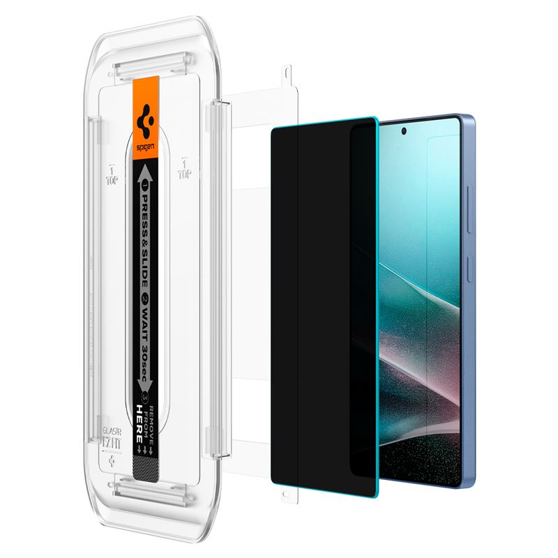 Spigen Glass tR EZ Fit HD (Privacy) 2 Pack - Samsung Galaxy S25 Ultra