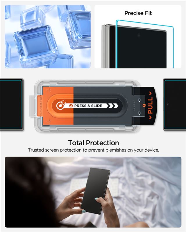 Spigen Glass tR EZ Fit Pro HD 1 Pack - Samsung Galaxy Z Fold7