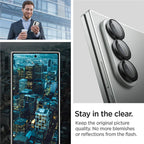Spigen Glass tR EZ Fit Optik Pro HD 2 Pack, black - Samsung Galaxy Z Fold7
