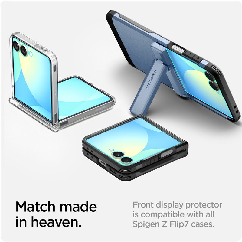 Spigen Glass tR EZ Fit HD 2 Pack - Samsung Galaxy Z Flip7