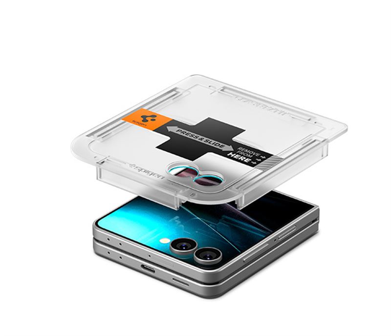 Spigen Glass tR EZ Fit HD 2 Pack - Samsung Galaxy Z Flip7