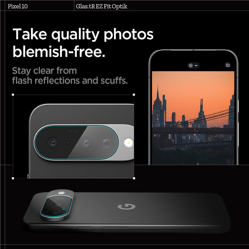 Spigen Glass tR EZ Fit Optik 2 Pack, crystal clear - Google Pixel 10