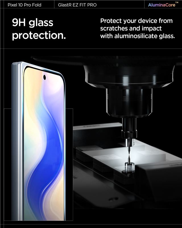 Spigen Glass tR EZ Fit Pro 2 Pack - Google Pixel 10 Pro Fold