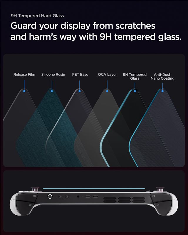 Spigen Glass tR Slim 2 Pack - Lenovo Legion Go S