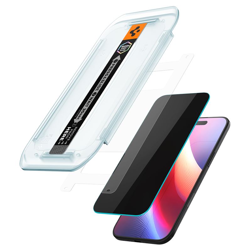 Spigen Glass tR EZ Fit Pro HD (Privacy) 1 Pack - iPhone Air