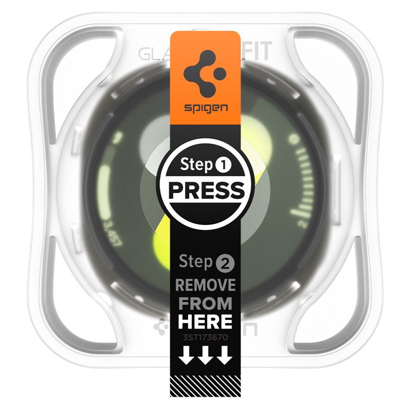 Spigen Glass tR EZ Fit 2 Pack - Samsung Galaxy Watch 9/8 44mm