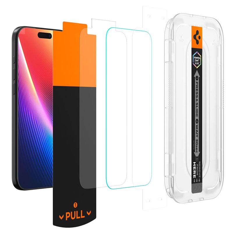 Spigen Glass tR EZ Fit Pro HD 1 Pack - 17 Pro Max/16 Pro Max
