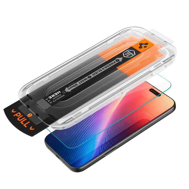 Spigen Glass tR EZ Fit Pro HD (Privacy) 1 Pack - iPhone 17/16 Pro Max