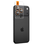 Spigen Glass tR EZ Fit Optik Pro 2 Pack, oranžový – iPhone 17/16/15/14 Pro / 17/16/15/14 Pro Max