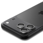 Spigen Glass tR EZ Fit Optik Pro 2 Pack, sivá - iPhone 17/16/15/14 Pro / 17/16/15/14 Pro Max