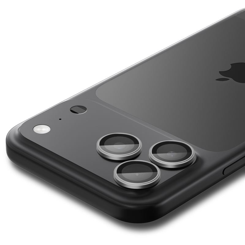 Spigen Glass tR EZ Fit Optik Pro 2 Pack, sivá - iPhone 17/16/15/14 Pro / 17/16/15/14 Pro Max