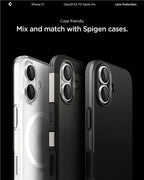 Spigen Glass tR EZ Fit Optik Pro 2 Pack, silver - iPhone 17