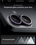 Spigen Glass tR EZ Fit Optik Pro 2 Pack, purple - iPhone 17