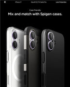Spigen Glass tR EZ Fit Optik Pro 2 Pack, purple - iPhone 17