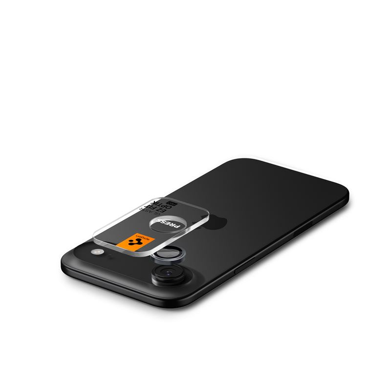 Spigen Glass tR EZ Fit Optik Pro 2 Pack, sivý – iPhone Air